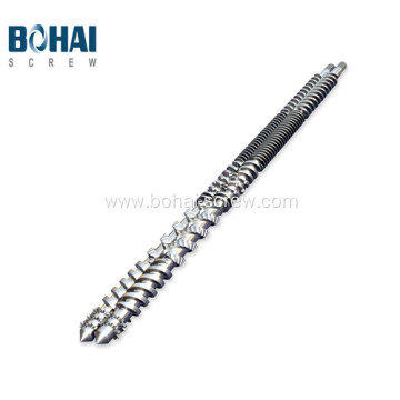 Good Chrome Coated Conical and Parallel Twin Screw